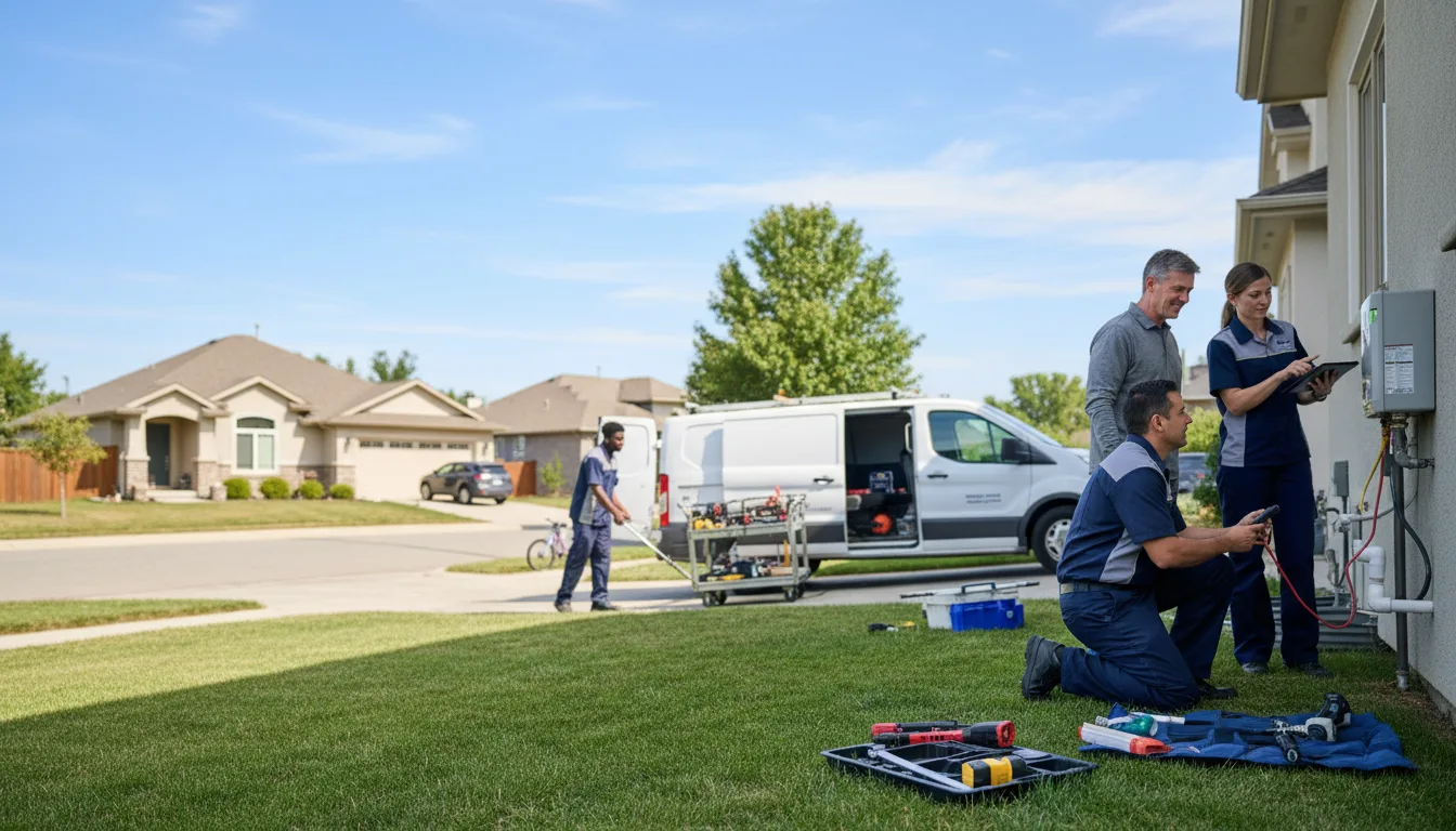 Tankless water heater service in Freeport, IL
